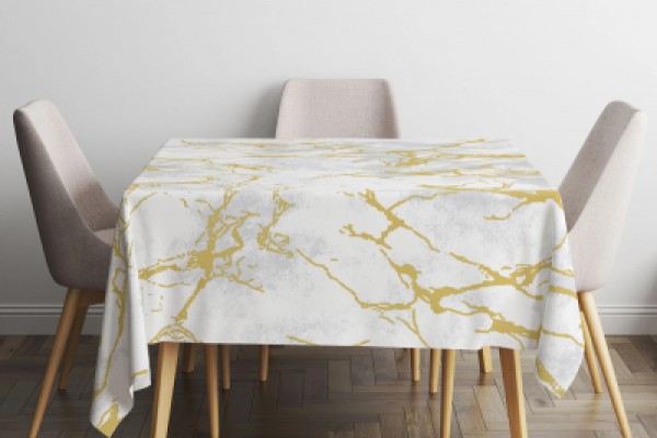 Blanc à veines dorées